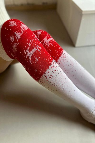 İYİ MODA New Year's Knee Socks