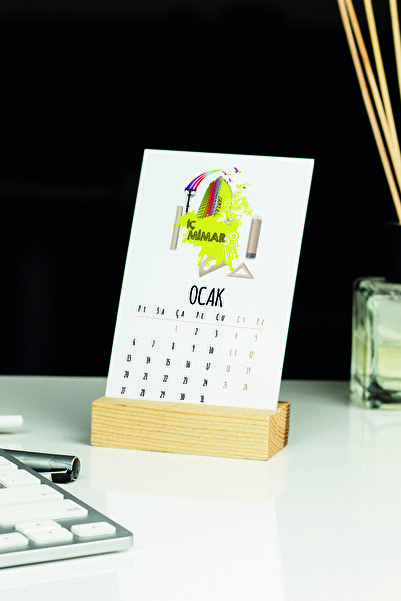 Hediyelen 2026 Iç Mimar Masa Takvimi