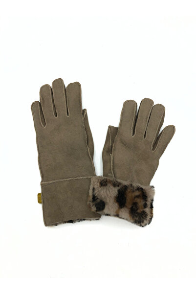 makü İçi Kürklü Deri Eldiven
