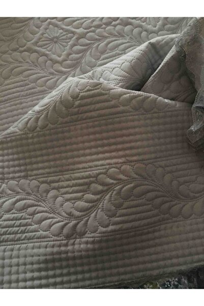 Çt Çeyizci Tekstil Bade Double Bedspread, Bed Set - Gray (BEDDING SET)