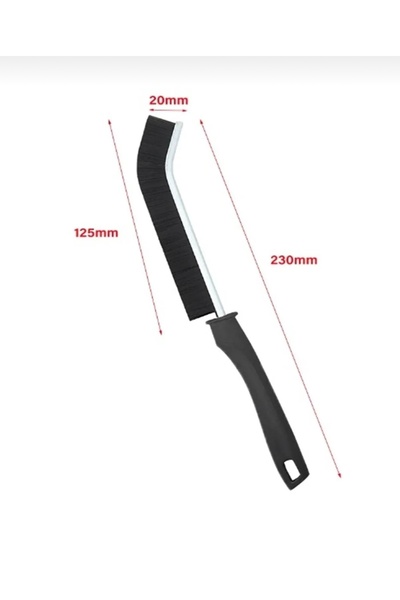 BLUE SİDE 1 Adet Çok Amaçlı Multi Ince Temizlik Fırçası Derz Arası Banyo Mutfak Lavabo Detay Temizleme Fırçası