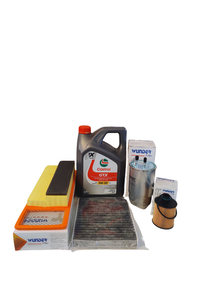 WUNDER FİAT FİORİNO 1,3 MJT EURO 5 MOTOR PERİYODİK FİLTRE YAĞ BAKIM SETİ 2013-2017 UYUMLU