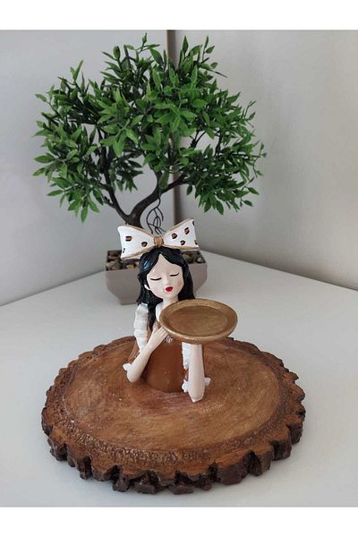 e&e süs dükkanı Turkish Delight Girl Sugar Bowl Model Gift Presentation Decorative Sugar Bowl