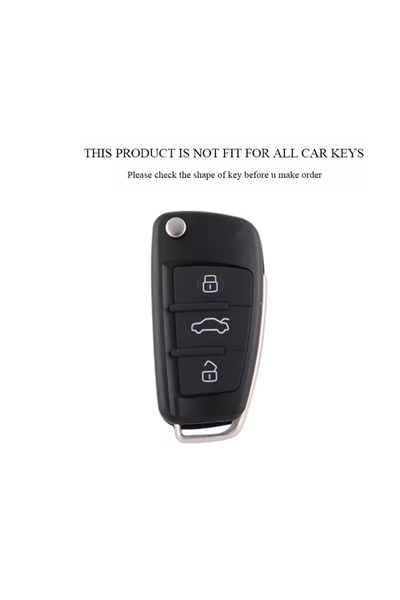emii auto spare parts For Audi A3 8P A4 B7 B8 B5 B9 B6 A1 A5 Q7 Q5 A6 4F C6 C5 C7 C4 Key Case Blue/Silver