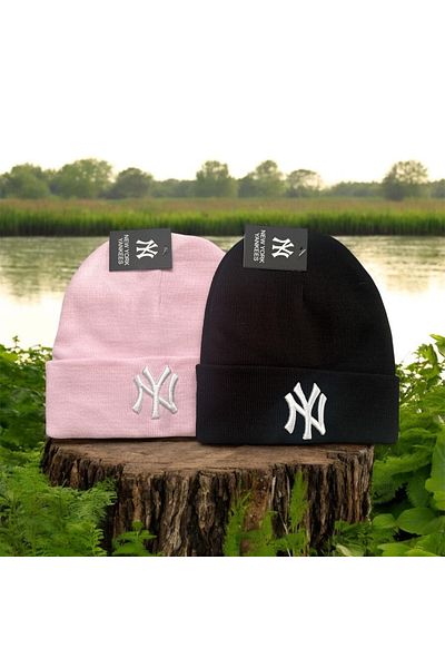 w white stars sports & wear 2-Piece Unisex Sports Outdoor Beanie Set