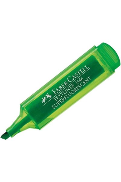 Faber Castell Fosforlu Kalem (ŞEFFAF GÖVDE) Yeşil