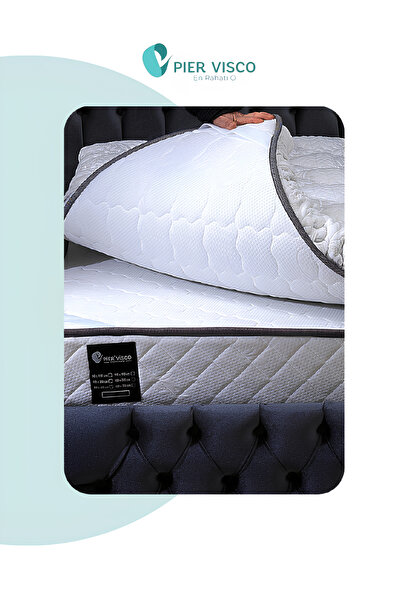 PİER VİSCO Diamon Yatak Ultra Care  Çift Pedli Paket Yaylı Yatak