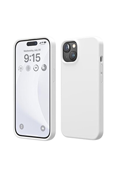 HANPORIUM حافظة سيليكون متوافقة مع هاتف Apple iPhone 15 Plus - غطاء حماية كام...