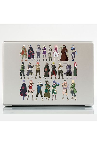 Ororabutik Σετ αυτοκόλλητων Anime Naruto 40Pcs - Σετ αυτοκόλλητων Scrapbook Bullet Journal