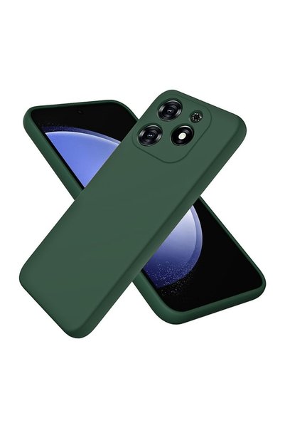 HANPORIUM جراب سيليكون متوافق مع Tecno Spark Go 2024 - غطاء مرن بلون باستيل م...