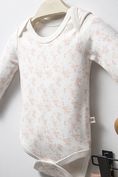 Moi Noi KIZ BEBEK TAKIMI %100 PAMUK 3 LÜ SET BODY PANTOLON ŞAPKA