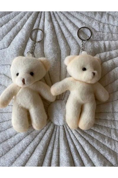 LOVE White Plush Little Teddy Bear 1 Piece