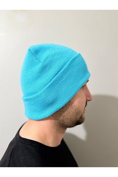 Bufferland Turquoise Folded Unisex Beret