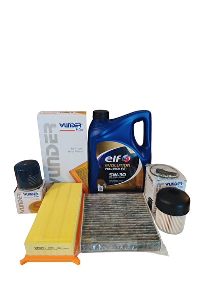 WUNDER DACİA LODGY 1.5 DCİ PERİYODİK FİLTRE YAĞ BAKIM SETİ 2013-2018 UYUMLU