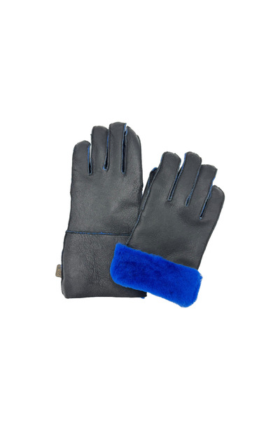 makü İçi Kürklü Kadın Deri Eldiven