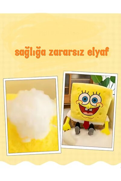 NB market Sünger Bob Peluş Oyuncak Kawaii Uyku Arkadaşı 35cm Yeni Stil Sünger Bob Serisi