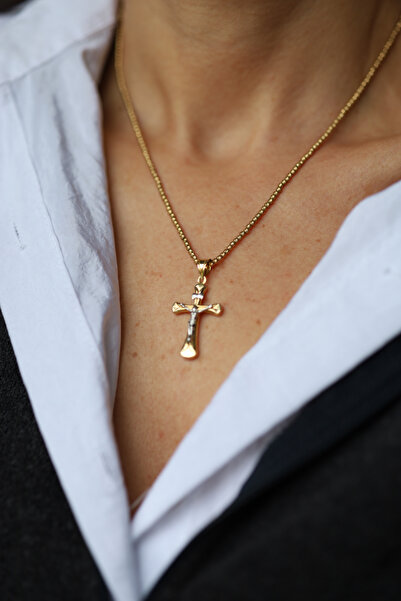 Yenigün Kuyumculuk 14 Ayar Altın İstavroz (Haç) Kolye Ucu