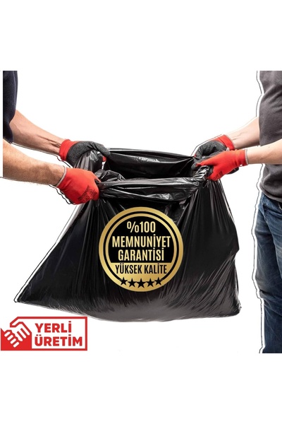 shop Çöp Torbası Jumbo Boy Ultra Kalın 10'lu 10 Rulo 80x110 800gr