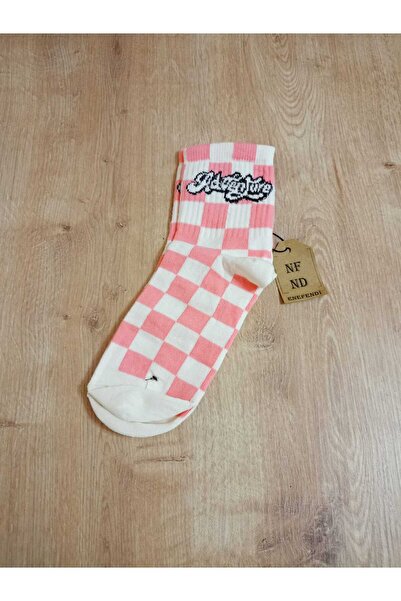 ENEFENDİ Меки памучни розови чорапи за жени - размер 36-40 Модел Sock Socks