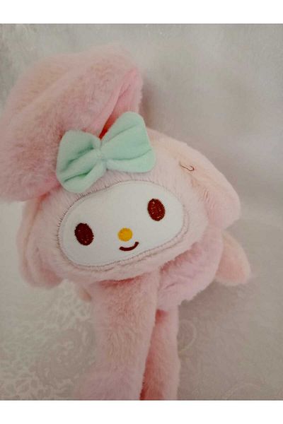 Fua Shop Children's Plush Sanrio Melody Figured Movable Ear Movable Sound Winter Earmuff