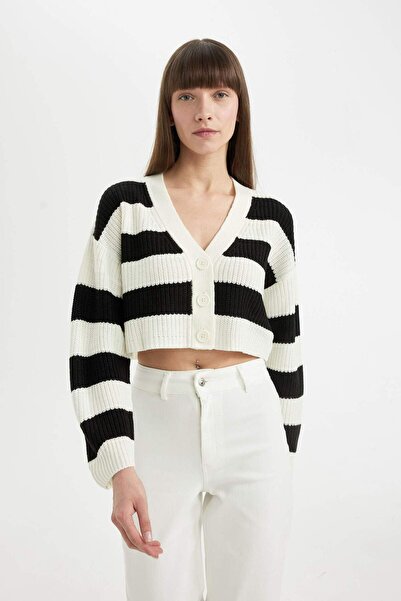 DeFacto Ekru Kadın Hırka Z8539az/er105