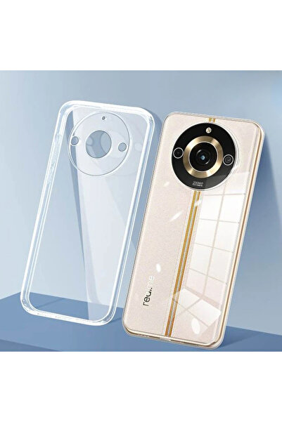 GRABONO Realme 11 Pro Plus Kılıf Dayanıklı Ve Esnek Şeffaf Renksiz Kamera Kor...