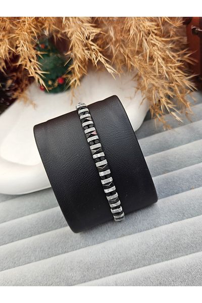 AURA Hematite Stone Male Natural Stone Bracelet