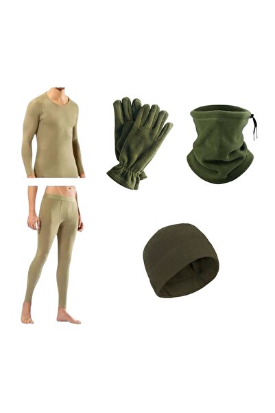 gözet Termal Içlik Takımı Set  Polar , Bere , Boyunluk Eldiven Seti Avcı Balıkçı