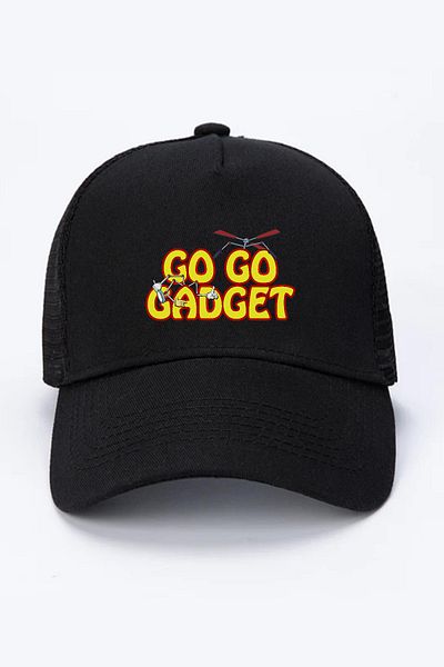 Tshirthane Gadget Inspector Go Go Gadget Pălărie cu plasă neagră