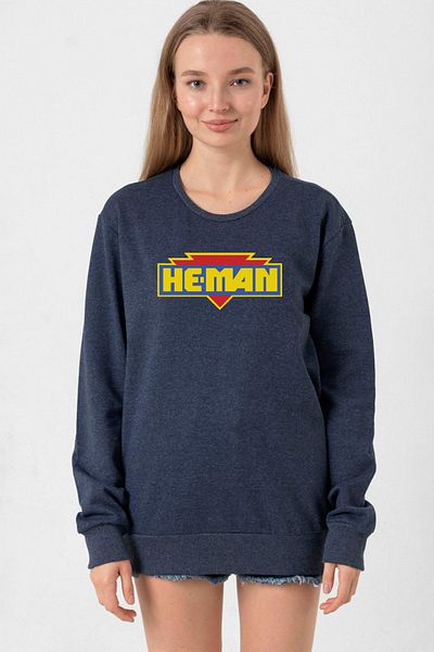 Tshirthane He Man Logo Indigo Women's 2Ip Sweatshirt