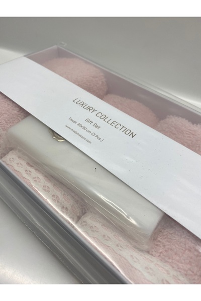 Madame Coco Набір рушників Avrice в коробці та мило з відкритою пудрою