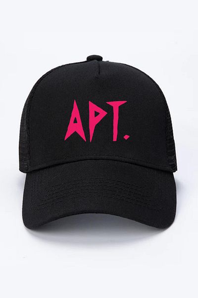 Tshirthane Blackpink Apt Pălărie neagră din plasă