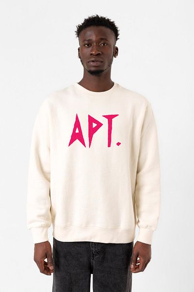 Tshirthane Ανδρικό φούτερ Blackpink Apt Ecru 2ip