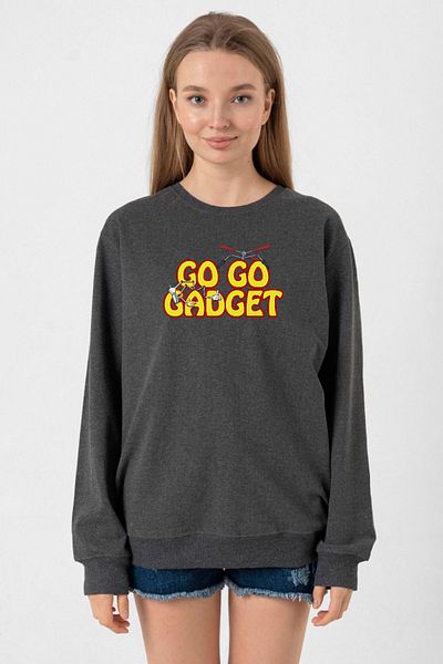 Tshirthane Inspector Gadget Go Go Gadget Smoked Women's 2Ip Sweatshirt