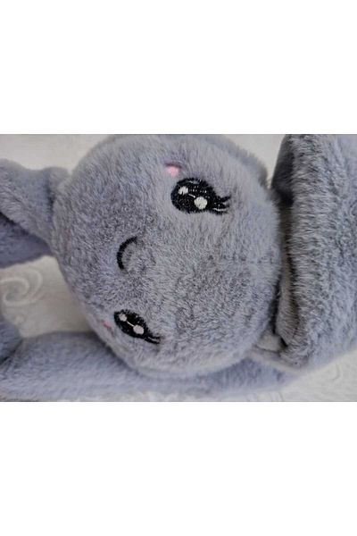 Fua Shop Children's Plush Cute Face Figured Movable Ear Movable Sound Winter Earmuff