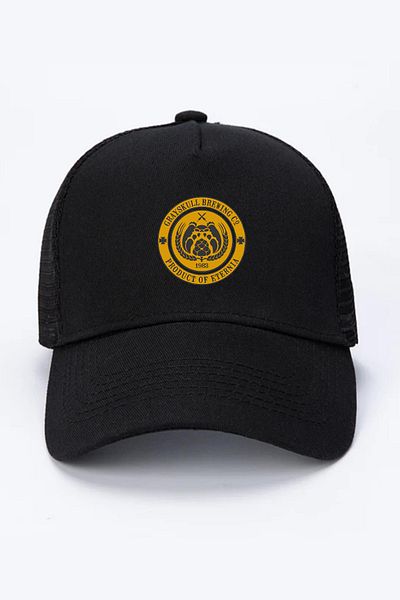 Tshirthane Черна мрежеста шапка He Man Grayskull Brewing Co