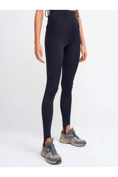 Kokoşum Butik Μαύρο κολάν Fuzo 7916