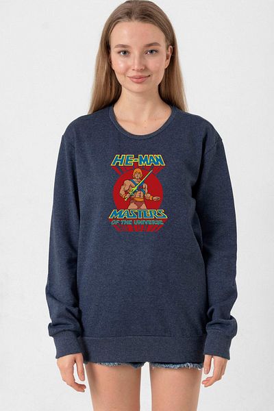 Tshirthane He Man Masters of the Universe Indigo Women's 2Ip Sweatshirt