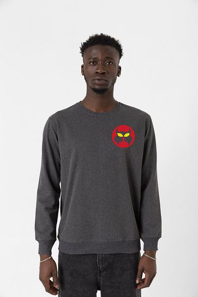 Tshirthane Ανδρικό φούτερ Inspector Gadget Mad Smoked 2ip