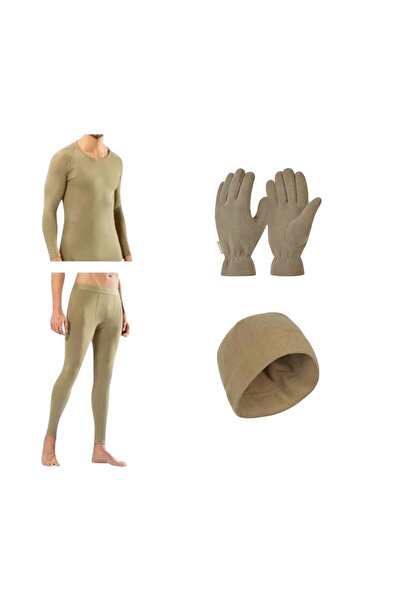 gözet Σετ Στρατιωτικών Θερμικών Ενδυμάτων - Φλις Μπερέ και Γάντια