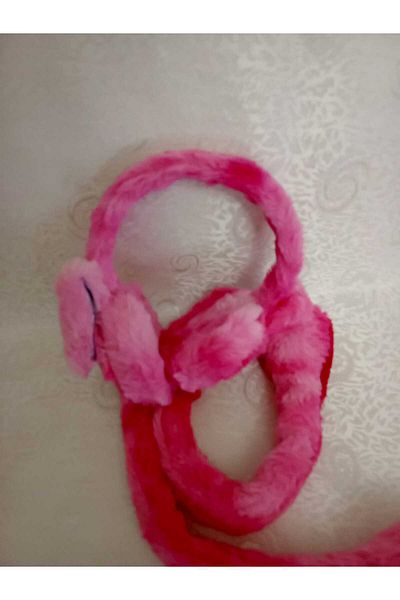 Fua Shop Children's Plush Rabbit Figured Multicolor Movable Ear Movable Sound Winter Earmuff