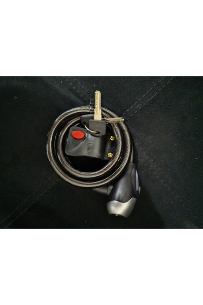 monero Bisiklet hallat kilit 150 cm 15 mm kalın çift anahtarlık güvenlik üst