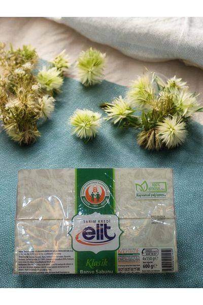 Tarım Kredi Elit Classic Bath Soap 4 X 150 Gram - 100% Herbal Base