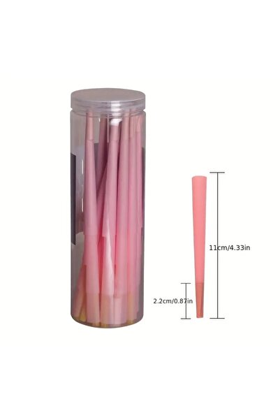 hermit crab pembe kağıt 110mm king size 50 adet