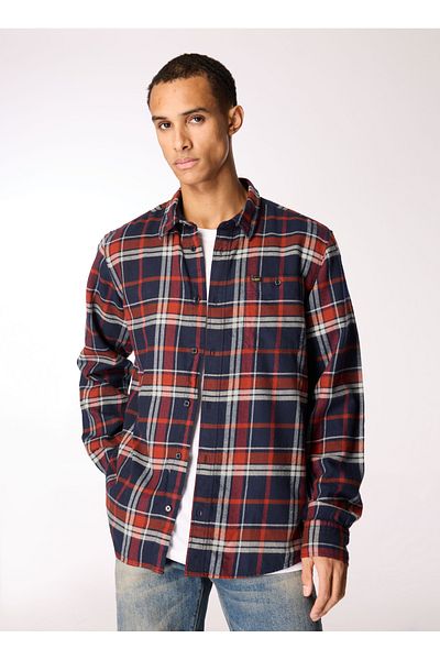 Lee Relaxed Men's Red Shirt L66N 5882548   Red Shirt