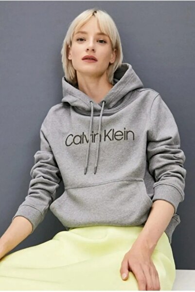 Calvin Klein CK OVERSİZED CORE PRİNT LOGO HOOD