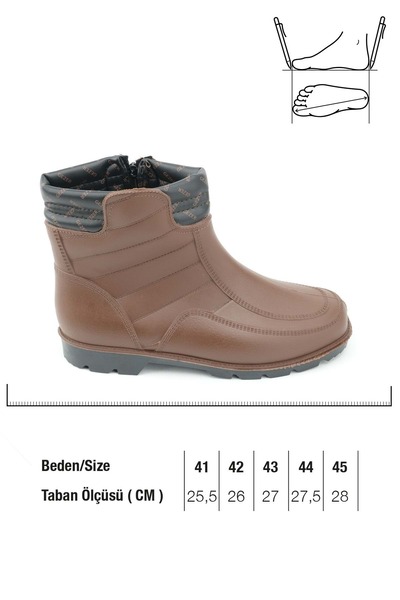 Kocamanlar Ayakkabı Brown Kocamanlar Gzr - Ψυχρές αδιάβροχες μπότες εργασίας και κυνηγιού με μαλλί μέσα