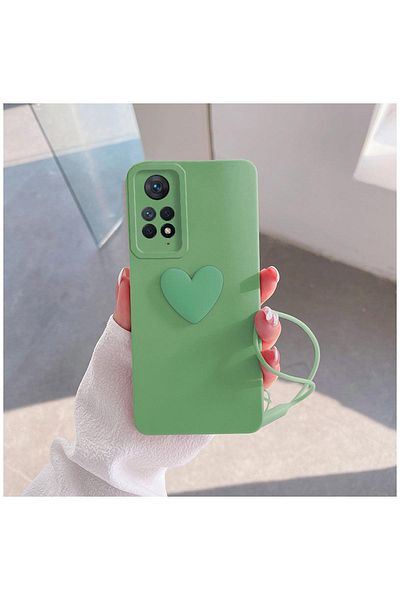 Zebana حافظة متوافقة مع هاتف Xiaomi Redmi Note 11 Pro من السيليكون باللون الأخضر الفاتح