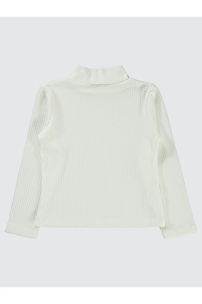 Pierre Cardin 6-9 Years Girl's Ecru Sweatshirt