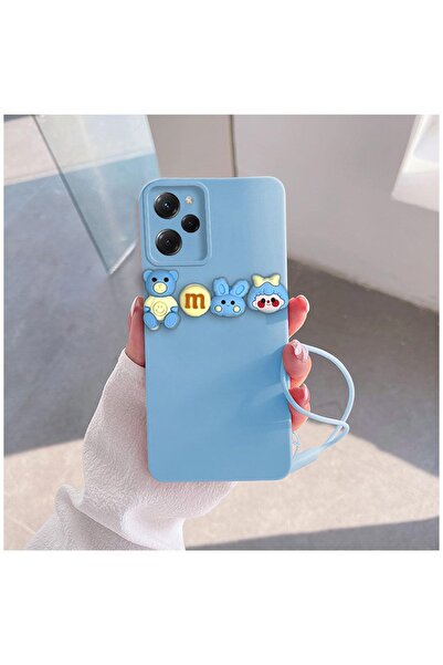 Pro Aksesuar Xiaomi Poco X5 Pro 5G Uyumlu Kılıf 3D Ayıcıklı Yumuşak Silikon K...